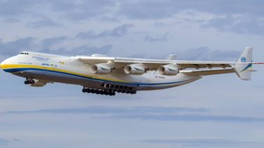 Ukraine Strongmen Pulls 'Mriya' Antonov AN-225, World's Largest Cargo Plane to 4.3 meters in 1 Minute and 13 Seconds (Watch Video)