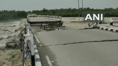 Uttarakhand: Jakhan River Bridge Collapses on Ranipokhari-Rishikesh Highway in Dehradun (Watch Video)