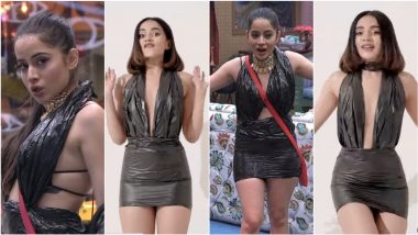 Bigg Boss OTT: Urfi Javed’s ‘Garbage Dress’ Looks Heavily Inspired by Influencer Komal Pandey’s DIY Outfit From Black Trash Bag! (View Pics and Video)