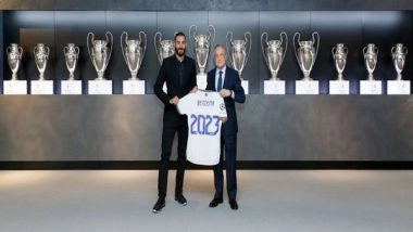Sports News | Karim Benzema Extends His Stay with Real Madrid Until 2023