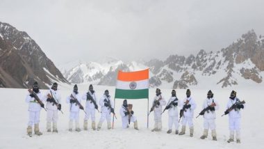 India News | Swarnim Vijay Flame Reaches Siachen Glacier to Commemorate 50 Years of Victory