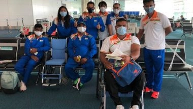 Sports News | First Batch of Indian Athletes Arrive in Tokyo for Paralympics