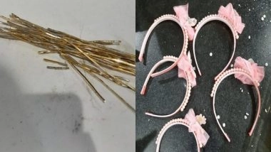 India News | Mangalore: One Arrested for Smuggling Gold Concealed in Hairbands from Dubai