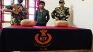India News | West Bengal: BSF Nabs Drug Trafficker, Seizes 25 Kg Cannabis, 55 Bottles of Phensydyl