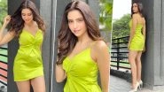 Aamna Sharif Radiates Positive Vibes With Stunning Pics In Lime Green Mini Dress; Says &lsquo;Follow Your Dreams, They Know The Way&rsquo;