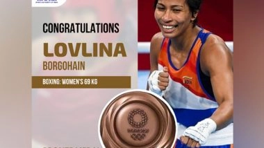 Sports News | Tokyo Olympics: Lovlina Borgohain Takes Bronze After Losing to Busenaz Surmeneli in Semis