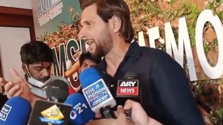 Shahid Afridi Believes Taliban Love Cricket and Will Support it (Watch Video)