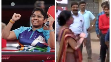 Bhavina Bags Silver Medal at Tokyo Paralympics 2020: Friends & Family of Indian Paddler Celebrate the Win (Watch Video)