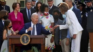 World News | Biden Signs Bill Awarding Congressional Gold Medal to Jan 6 Officers