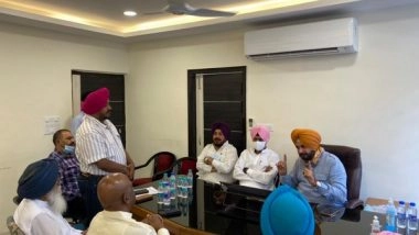 India News | Punjab Cong Chief Navjot Singh Sidhu Holds Meetings with Ministers, MLAs for Plan of Action on Dalit Issues