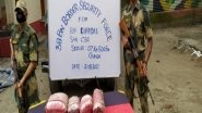 India News | BSF Seizes 9.8 Kg Cannabis Along India-Bangladesh Border in Assam