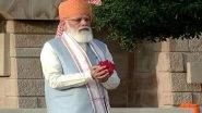 Lifestyle News | I-Day: PM Modi Continues with Flamboyant 'pagadi' Tradition, Sports Kolhapuri Pheta Style Safa with Long Trail