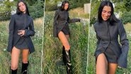 Dua Lipa Flaunts Her Sexy Legs As She Poses In a Mini Skirt Paired With Blazer And Knee-High Boots, Says &lsquo;Forest Nymph&rsquo; (View Pics)