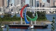 Sports News | Paralympics: 'Three Agitos' Symbol Installed in Tokyo