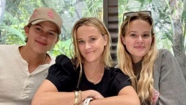 Entertainment News | Reese Witherspoon Shares Sweet Shot with Her Lookalike Kids, Says She's 'lucky'