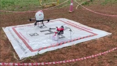 India News | Trial Run for Drone Delivery of Medicines Successful in Bengaluru