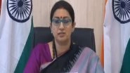 India News | Centre Enhances Honorarium for Anganwadi Workers, Helpers: Smriti Irani