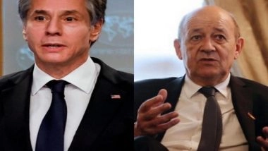 World News | French Foreign Minister, Antony Blinken Discuss 'dramatic Situation' in Kabul over Phone