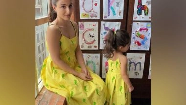 Entertainment News | Soha Ali Khan Shares Adorable Snap of Daughter Inaaya Taking First Step to 'big School'
