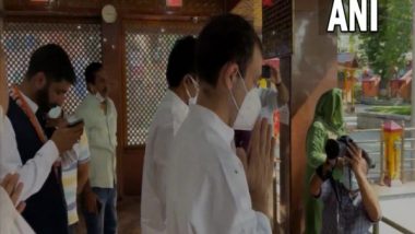 Rahul Gandhi Offers Prayers at Kheer Bhawani Temple in Jammu and Kashmir’s Tulmulla Village