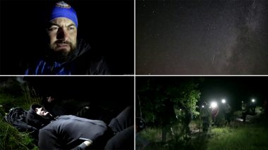 Perseid Meteor Shower 2021: Group of Hikers Trek Bosnia's Tvrtkovac to See the Shooting Stars (Watch Video)