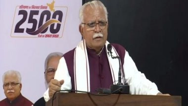 India News | Haryana: Khattar Lauds Works by BJP Led Govt as He Completes 2500 Days in Power