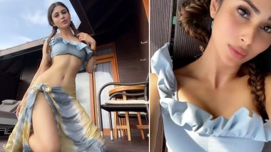 Mouni Roy Soaks Up The Sun In Sexy Powder Blue Bikini With Sarong, Says ‘Foot Loose & Fancy Free’ (View Pic & Video)