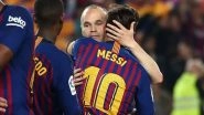 Andres Iniesta Opens Up About Lionel Messi&rsquo;s Sudden Transfer to PSG, Former Barcelona Midfielder Says, &lsquo;It Will Be Difficult To See Him in Another Shirt&rsquo;