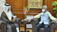 World News | Jaishankar Meets Qatar's Special Envoy, Shares Concerns over Afghanistan's Security Situation