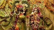 Krishna Janmashtami 2021 Live Streaming Online From Vrindavan: Here&rsquo;s How You Can Watch Live Darshan From ISKCON and Banke Bihari Mandir Staying at Home
