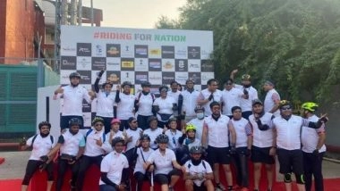 Business News | Rising Riders Celebrates Independence Day with a Cycle Ride in Dwarka