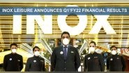 Business News | Inox Leisure Posts Q1 Net Loss of Rs 101 Crore