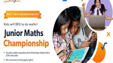 Business News | Over Half a Million Students Set to Participate in the World's Biggest Online Junior Maths Championship by Matific