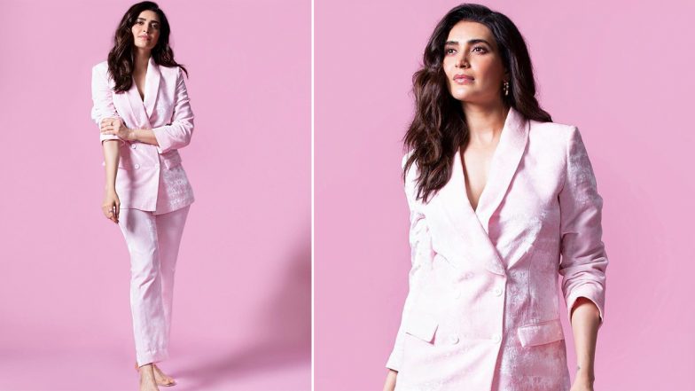 Karishma Tanna Exudes Boss Lady Vibes In Stylish ‘Bubblegum Pink’ Pantsuit, View Latest Instagram Post