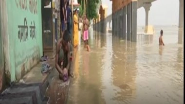 India News | Ganga Rises Above Danger Level in Patna, Ghats Submerged