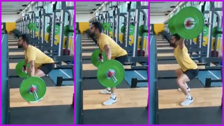 Virat Kohli Posts his Weightlifting Video on Twitter, Says ‘Work Never Stops’