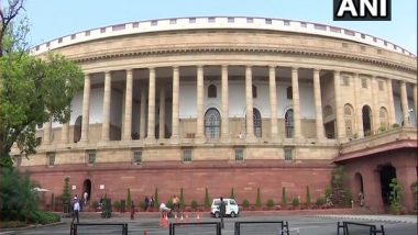 Monsoon Session 2021: Suspended TMC MP's Breaks Glass Pane in Rajya Sabha While Trying to Enter Forcibly