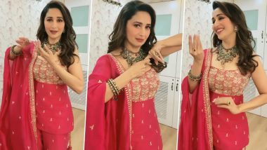 Janmashtami 2021: Madhuri Dixit Gracefully Dances to ‘Radha Kaise Na Jale’ As She Wishes Everyone on the Joyous Occasion