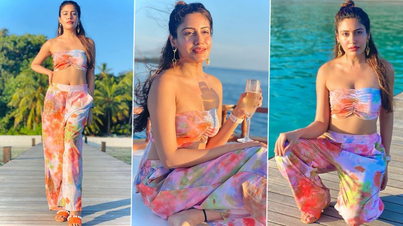 Surbhi Chandna Amps Up The Glam Quotient In a Tie-Dye Co-Ord Set; Shares Stunning Pics From Maldives Vacay