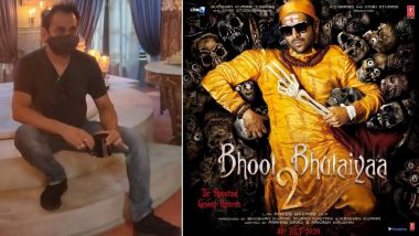 Bhool Bhulaiyaa 2: Anees Bazmee Shares Still From the Sets of His Horror-Comedy Starring Kartik Aaryan, Kiara Advani and Tabu