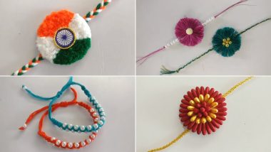 Raksha Bandhan 2021 Handmade Rakhi Ideas: Make Simple DIY Rakhis To Celebrate The Joyous Festival With Siblings At Home (Watch Tutorial Videos)