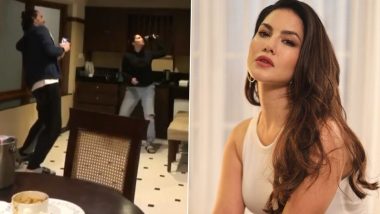 Sunny Leone Shares a Hilarious Video of Her Struggling To Kill a Flying Cockroach