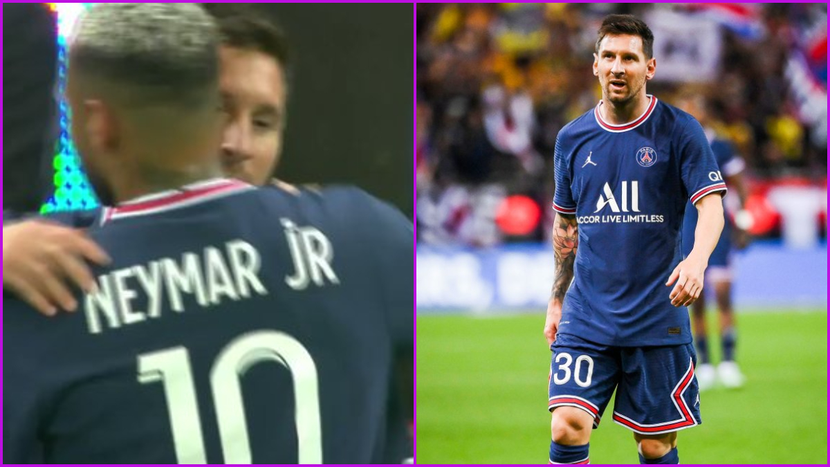 Lionel Messi en la presentación de la nueva camiseta del PSG