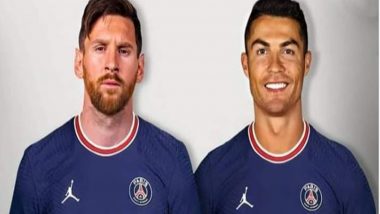 Cristiano Ronaldo Transfer Rumours: Juventus Owner’s Relative Lapo Elkann Lashes Out at Khalifa Bin Hamad Al-Thani for Posting a Picture of CR7 in PSG Shirt Alongside Lionel Messi!