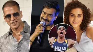 Neeraj Chopra Wins Gold at Tokyo Olympics 2020: Akshay Kumar, Ajay Devgn, Taapsee Pannu and Others Laud the Historic Win