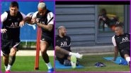 Neymar Trains With Lionel Messi and Kylian Mbappe As PSG Prepare for Their 2021-22 Ligue 1 Match (See Pics)