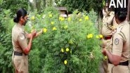 India News | This Onam, Alappuzha Police Station Spreads Joy, Gives out Flowers for Making Pookkalams