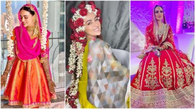 Sana Khan Birthday: Throwback To the Time When She Was Decked Up As the Prettiest Bride (View Pics)