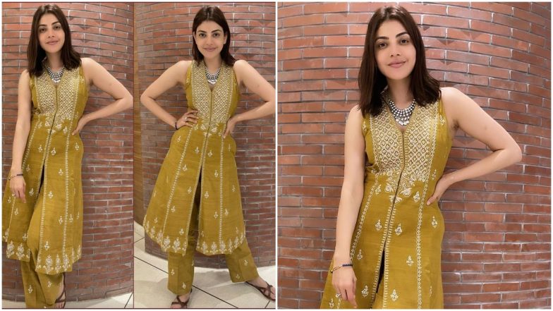 Yo or Hell No? Kajal Aggarwal in Anita Dongre for Her Raksha Bandhan Celebration
