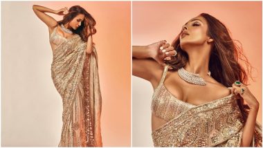 Malaika Arora Sizzles in an Iconic Manish Malhotra Sequined Saree and All We Can Say is 'Hot Damn!'